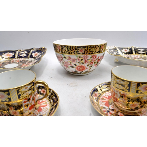 153 - Collection of various ceramics including Royal Crown Derby napkin rings, tea cups and saucers, bowls... 