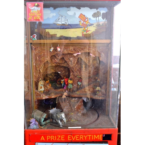 242 - RARE! A PAIR OF AMAZING! plug-in vintage  'ELEPHANT' FAIRGROUND slot machine prize boxes