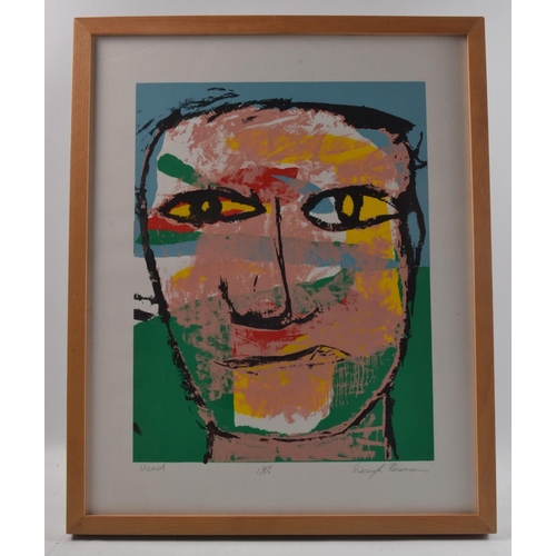 92 - DOUGLAS THOMPSON Scottish b1951 'Head' 14/15 screen print.