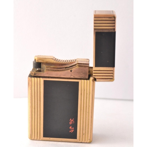 12 - ST DUPONT Ligne 2 Trim gold lighter as per manufacturers specification