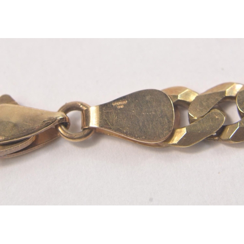 7 - 375 stamped gold bracelet in original jewellers presentation case 9.90g approx