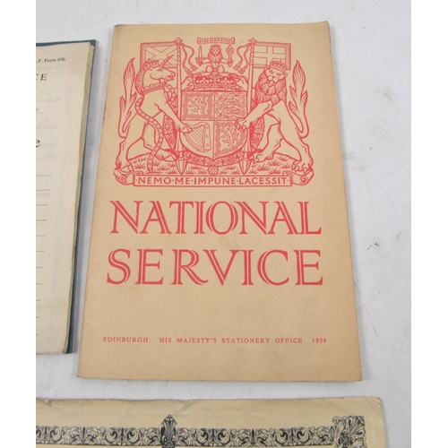 111 - ROYAL AIR FORCE Certificate of Service book for Joseph Dodds