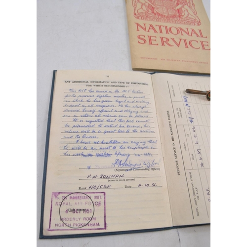 111 - ROYAL AIR FORCE Certificate of Service book for Joseph Dodds