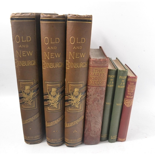 118 - Old and New Edinburgh by James Grant three volumes    Its History, Its People and Its Places ! ... 