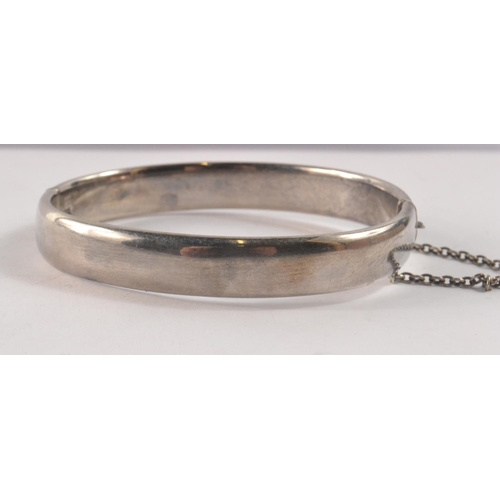 20 - Silver Hallmarked bangle 18.4g