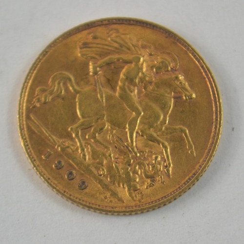 26 - HALF SOVEREIGN King Edward V11 1909