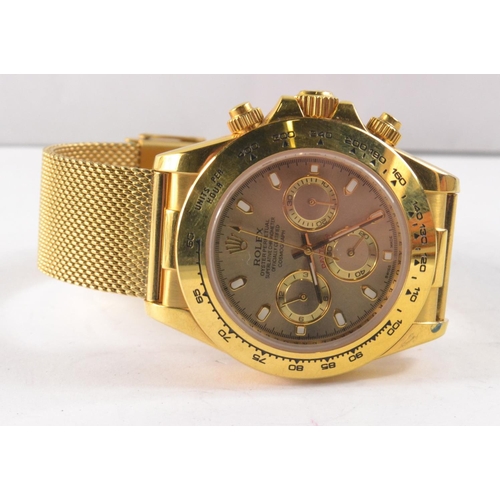 50 - Rolex STYLE  gold coloured wrist watch