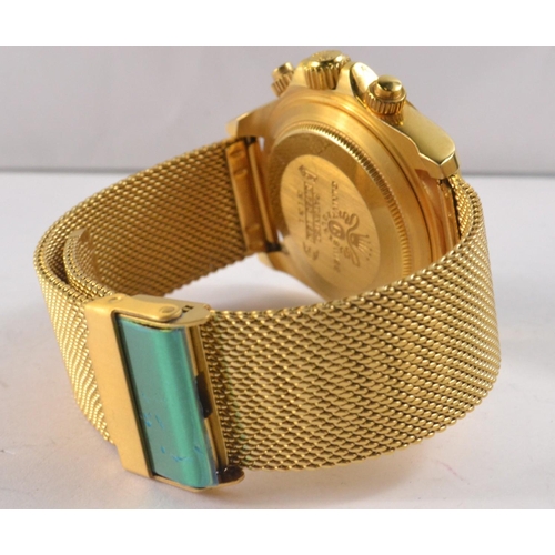 50 - Rolex STYLE  gold coloured wrist watch