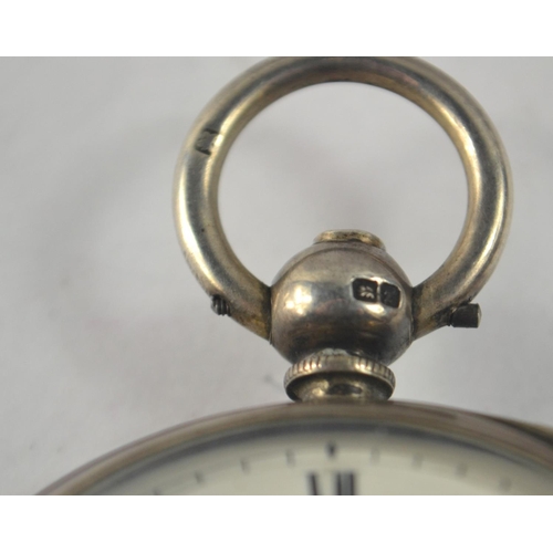 77 - A silver Hallmarked pocket watch By Forrest London 128g gross