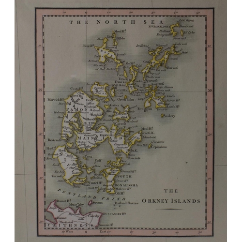 233 - STUNNING and rare to find ! Large framed SCOTLAND map by JOHN GRAY published 1801 with original hand... 