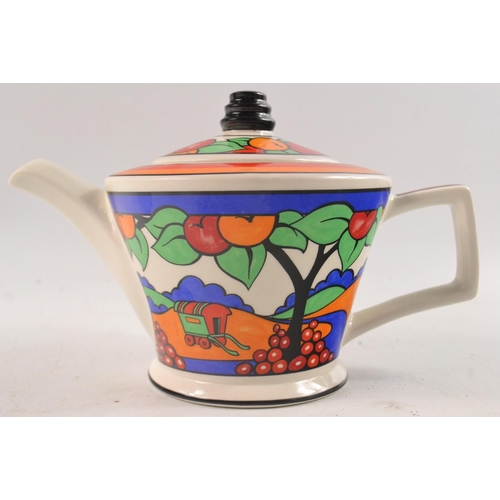 273 - Super Quality Colourful Clarice Cliff style SADLER teapot