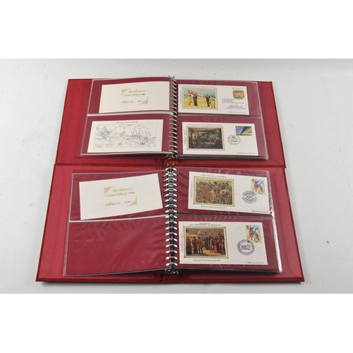 351 - Britain's Military History folder of 1st Day Covers (card within states Ltd Edition Collection of 10... 