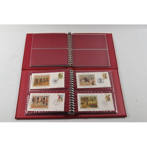 351 - Britain's Military History folder of 1st Day Covers (card within states Ltd Edition Collection of 10... 