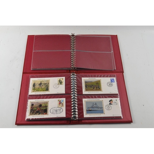 351 - Britain's Military History folder of 1st Day Covers (card within states Ltd Edition Collection of 10... 