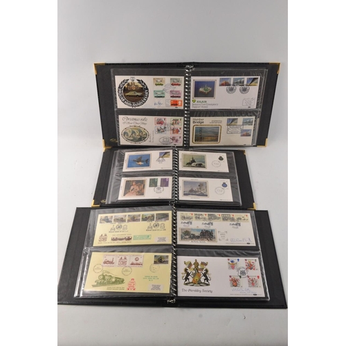 352 - Black folder (1) to include 1st Day Cover stamps to include Centenery of The Fishermen's Mission, Na... 