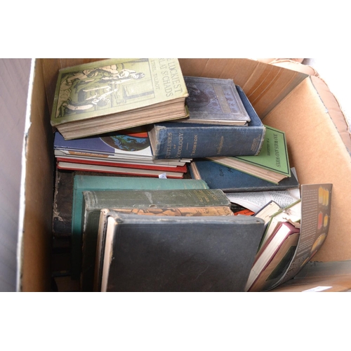 430 - Box of old books some scientific and some Scottish the remainder mixed subjects