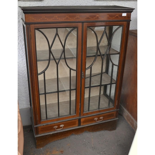 433 - Early 20th century display cabinet