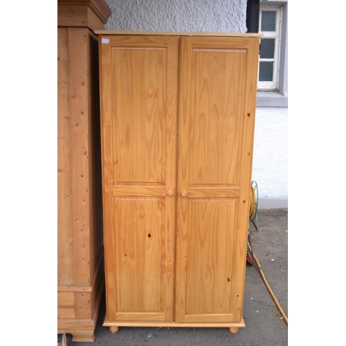 454 - Small pine wardrobe