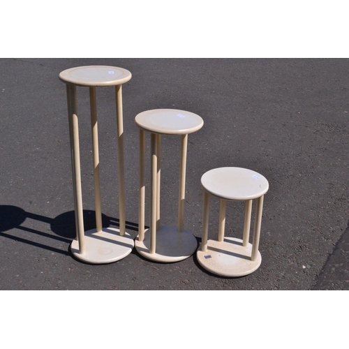 459 - Plant stand x3 matching approx