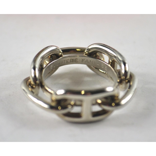 15 - HERMES designer scarf ring