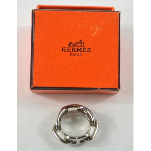 15 - HERMES designer scarf ring