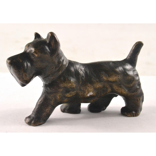 99 - BRASS small Scottie dog