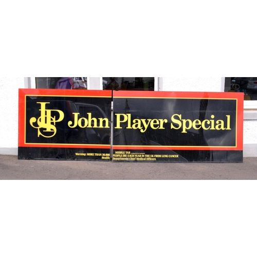 349 - RARE! A vintage 12ft length perspex advertising sign approx 12ft Length - came from a racing track