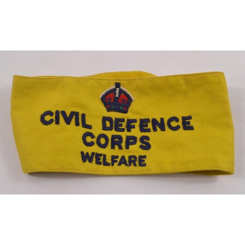 31B - CIVIL DEFENCE armband date stamped 1963