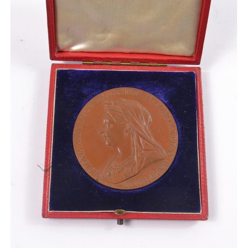 44 - An 1837-1897 Diamond jubilee commemorative medal within it's original presentation case