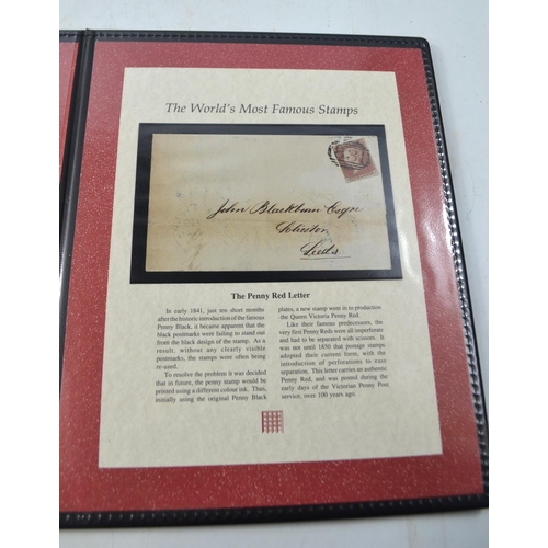 61 - A Penny Ref one letter to John Blackburn Esquire within certificate of authenticity