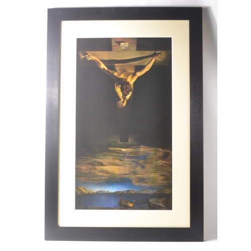 306 - SALVADOR DALY quality framed print  CHRIST OF ST JOHN OF THE CROSS