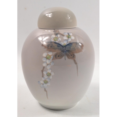 169 - ROYAL COPENHAGEN No 528 271 vintage vase with butterflies