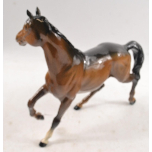 58 - BEAUTIFUL BESWICK pottery brown stallion