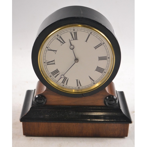 41 - A Nice EDWARDIAN SMALL MANTLE CLOCK with Roman Numeral face