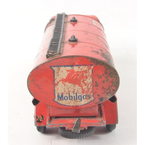 26 - RARE! UNBOXED DINKY SUPERTOYS MODEL No.941 FODEN MOBILGAS RED TANKER model unboxed in light play-wor... 