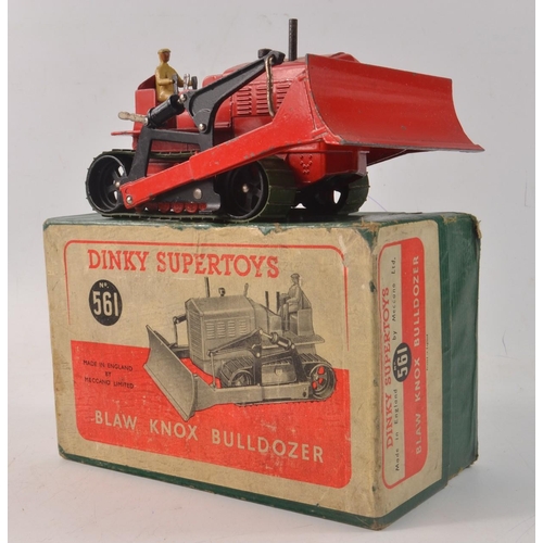 26J - An ORIGINAL DINKY No561 SUPERTOYS BLAW KNOX BULLDOZER in original box, box in good condition and int... 