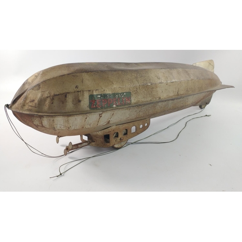 153A - HIGHLY COLLECTABLE AND HARD TO FIND AT THIS GREAT ££PRICE!!! c1930's ART DECO TOY ZEPPELIN by STEELC... 