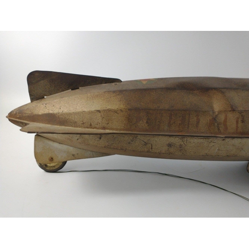 153A - HIGHLY COLLECTABLE AND HARD TO FIND AT THIS GREAT ££PRICE!!! c1930's ART DECO TOY ZEPPELIN by STEELC... 