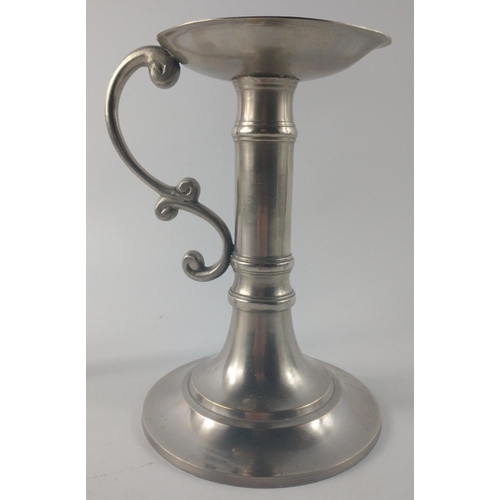 223B - One pair of metal candlesticks approx. 30cm tall plus one Indian made candlestick approx. 19cm high.... 