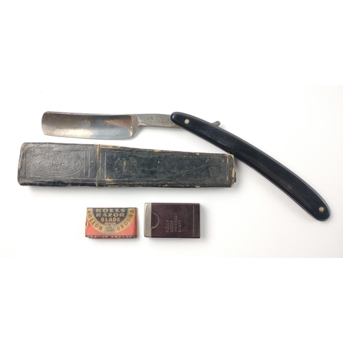 223E - Two vintage razors to include Vintage Kelly Liverpool cut throat razor marked 'The Celebrated King W... 