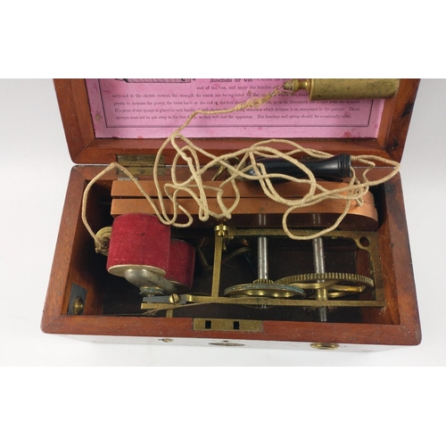 233 - RARE! The Improved Magneto-Electric machine for Nervous diseases by S.Maw son & Thomson, in wooden c... 