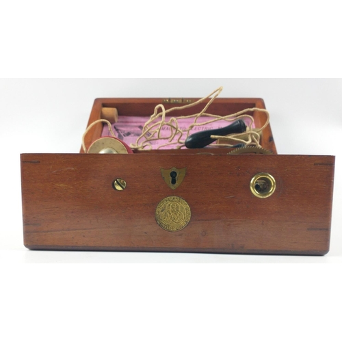 233 - RARE! The Improved Magneto-Electric machine for Nervous diseases by S.Maw son & Thomson, in wooden c... 