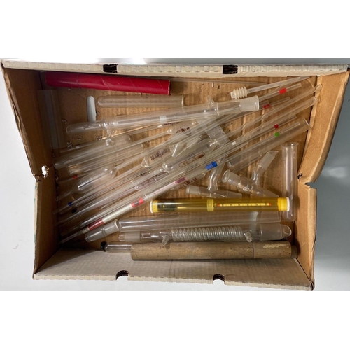 202A - Vintage CHEMISTRY glassware appartus to include a 2l. bulbous flask.#244