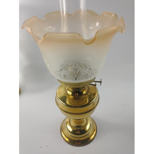 228 - Collection of OIL LAMPS - never know when the next powercut will strike! Two almost 50cm high plus 2... 