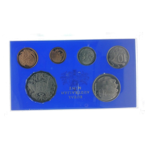 13 - INVESTMENT OPPORTUNITY! ROYAL AUSTRALIAN MINT PROOF COIN SET 1972 within original plastic protective... 