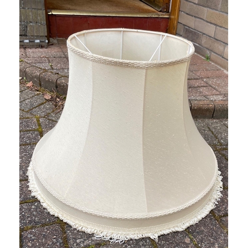 357 - A LARGE FLOOR LAMP SHADE 38cm height x 56cm diameter widest point - cost over £80 new!#389