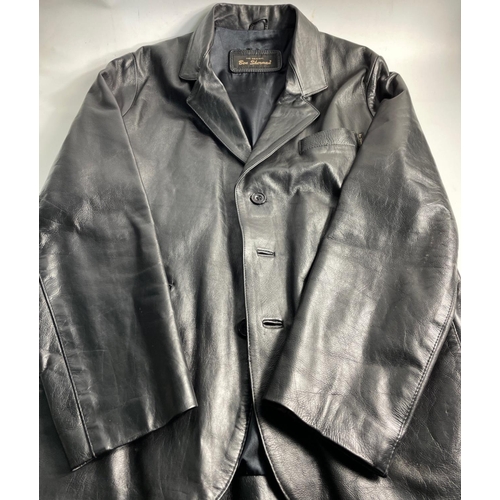 385 - VINTAGE! An original BEN SHERMAN leather jacket, size large#430