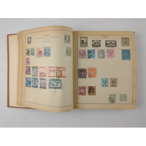 42 - A old stamp album full of stamps from circa 1880's - 1930's stamps Mainly British and World stamps#5... 