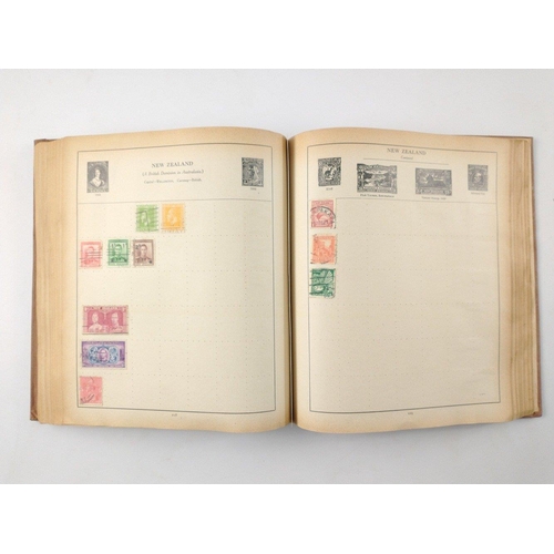 42 - A old stamp album full of stamps from circa 1880's - 1930's stamps Mainly British and World stamps#5... 