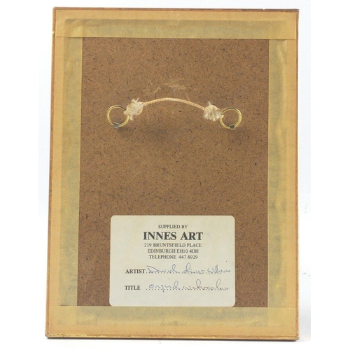 41 - ORIGINAL WATERCOLOUR by DAVID OLIVER WILLIAMS of a countryside scene, frame 24 x 18cm.#41